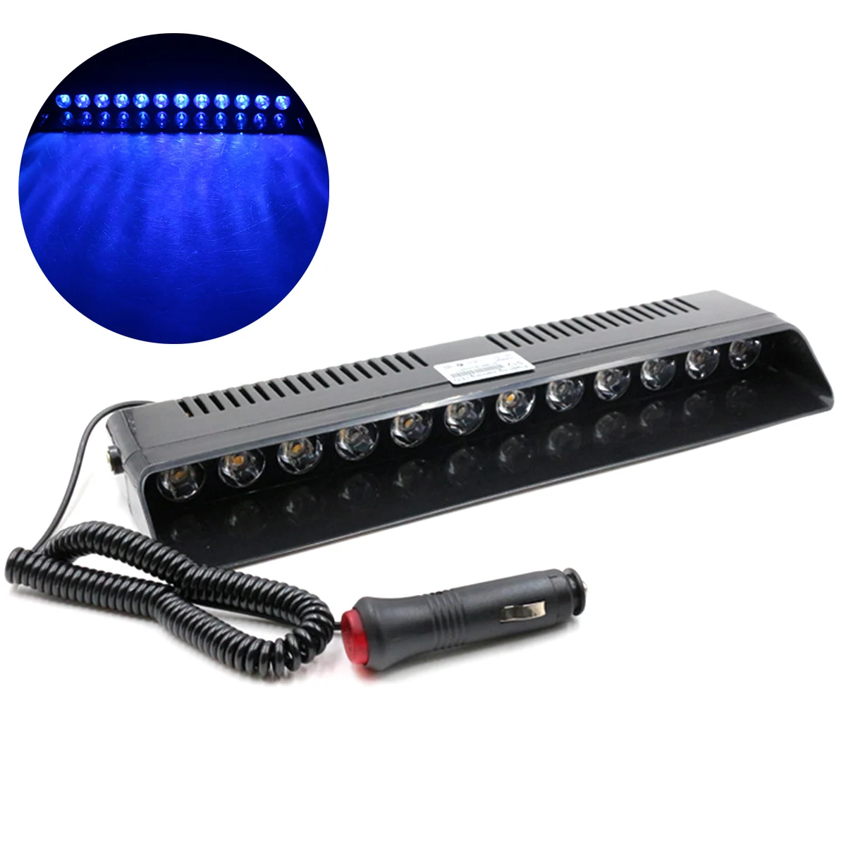 

12V 12LED Car Truck Flash Light Suction Cup Warning Strobe Light