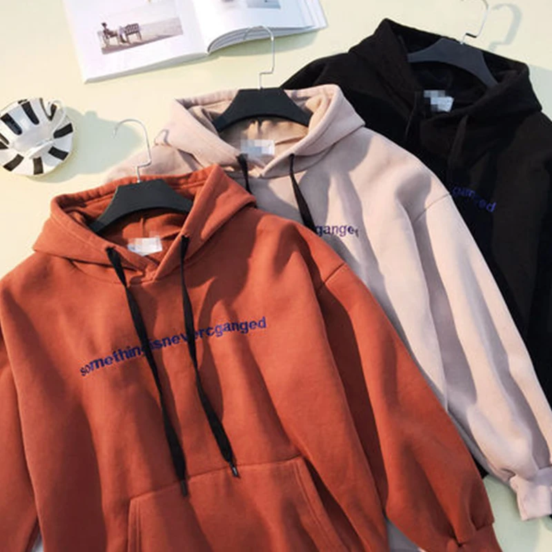 Свободная одежда с капюшоном tide ins super fire Одежда Женская осенне-зимняя новая бархатная плотная куртка с длинными рукавами Размер Топ