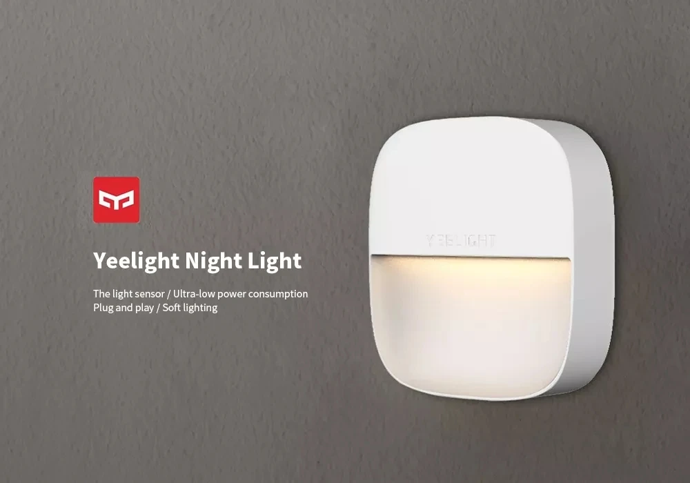 Xiaomi Yeelight ночник светодиодный индукционный свет со световым управлением светодиодный датчик спальни коридора инфракрасная Ночная лампа для детского подарка