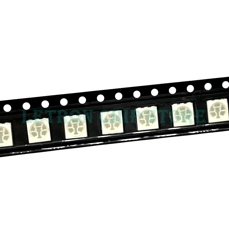 100PCS SMD светодиоды 5050 диод PLCC-6 зеленый красный теплый белый холодный Сине-голубой