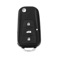 for mg360 and roewe 3 buttons remote flip folding car key shell for new mg gs roewe mg7 gt gs 350 360 750 w5 blank case