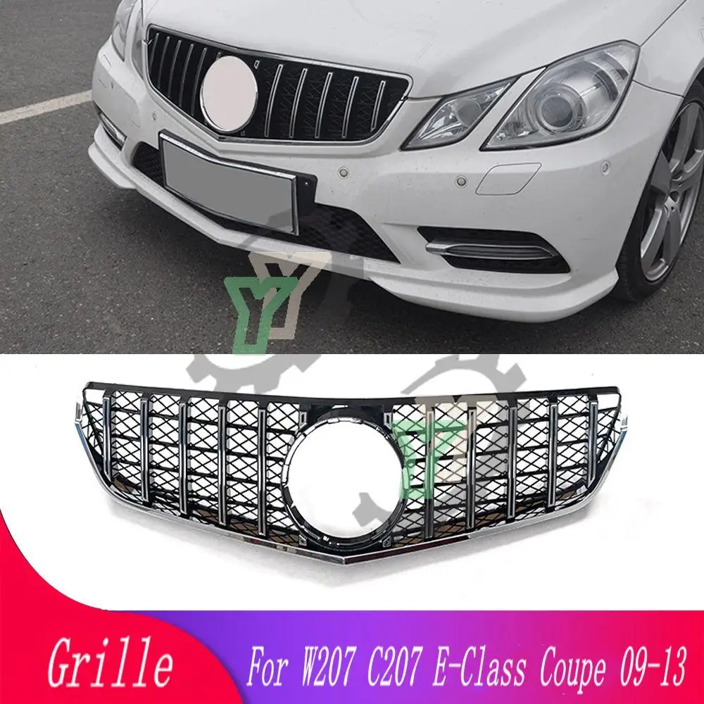 

High quality modified GT style car grille for Mercedes-Benz W207 E-Coupe E200 E260 E300 2009-2013 front bumper racing grille