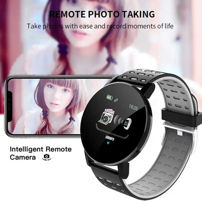 Bluetooth Смарт Браслет Водонепроницаемый фитнес трекер монитор сердечного ритма