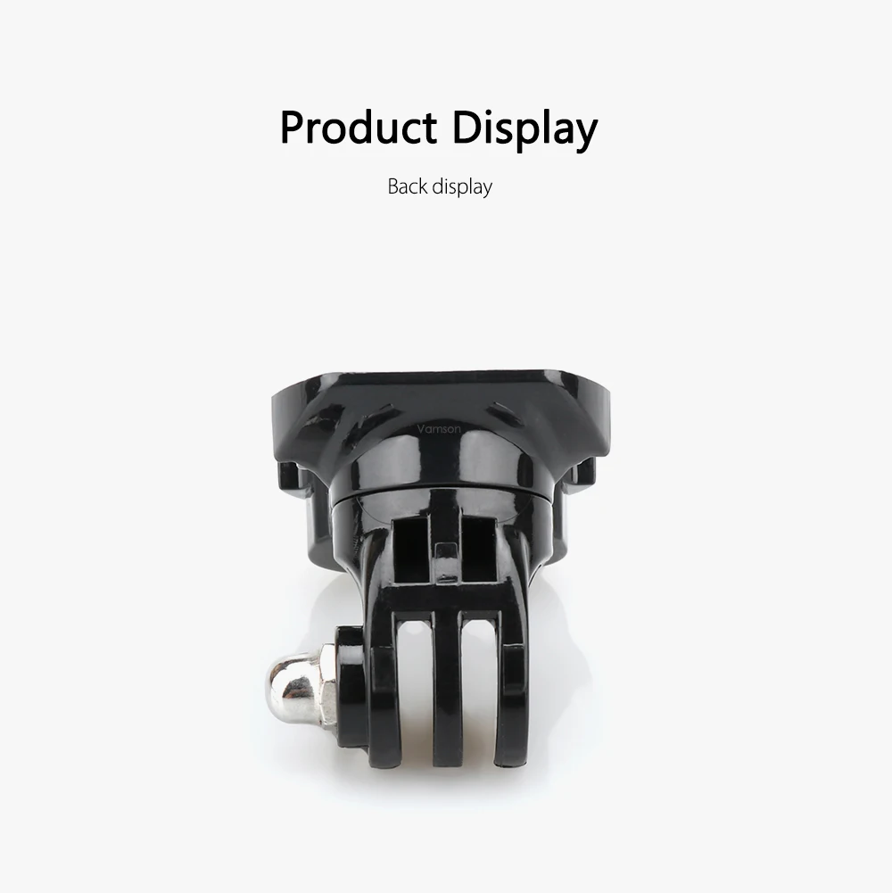 Vamson for Gopro 8 7 6 5 session Accessories Backpack Clip 360 Degree Rotatable Fixed Bracket Base for DJI OSMO for Yi 4K VP526