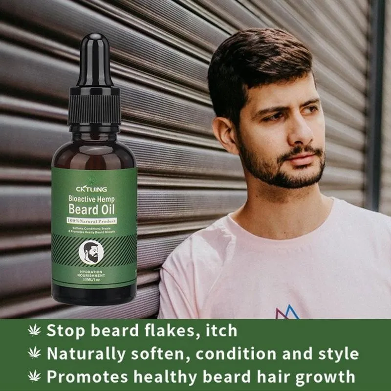 

Beard Essence Oil Anti-shedding Beard Growing Serum Growth Hair Enhancer A4Z6