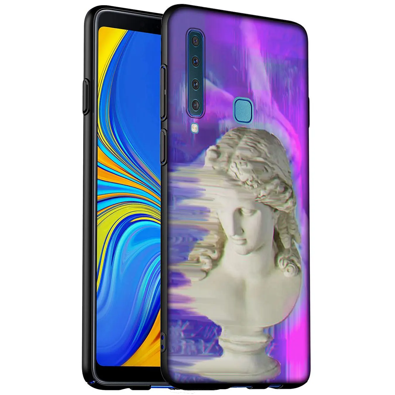 Plaster statue David Lisa Aesthetic Case for Samsung Galaxy A51 A71 A81 A91 A41 A21 A11 A01 A2 Core J8 J7 J4 J6 Plus Prime 2018 |