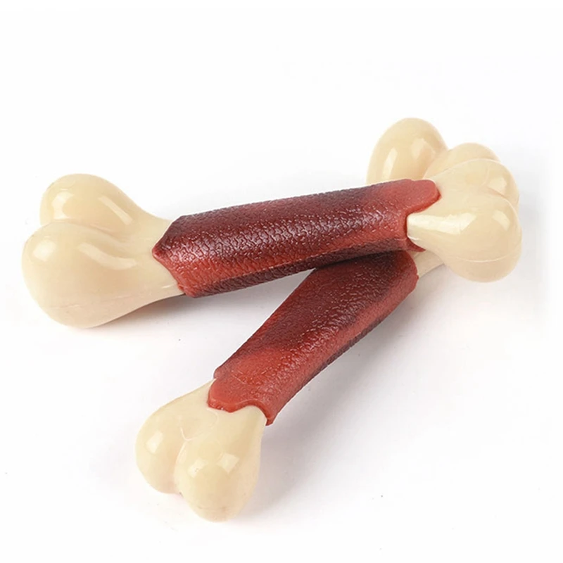 

1pc Durable Dog Chew Toys Rubber Bone Toys Funny Interactive Chew Dog Toothbrush Puppies Dental Care Dog Pet training Supplies
