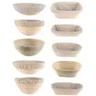 Ротанговая корзина, лот, размер, подкладка для хлеба, баннетон, корзина, поднос для фруктов из ротанга, овальная плетеная корзина, Органайзер