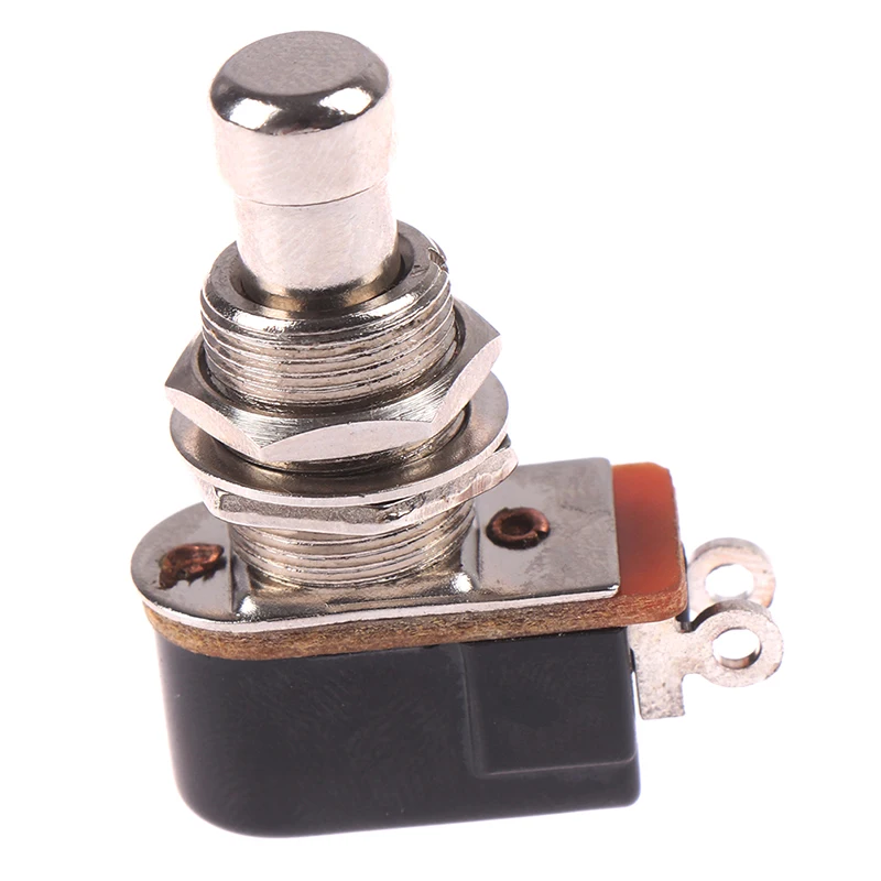 

1pcs SPST Momentary Soft Touch Push Button Stomp Foot Pedal Switch Electric Guitar Switch OFF-Momentary ON