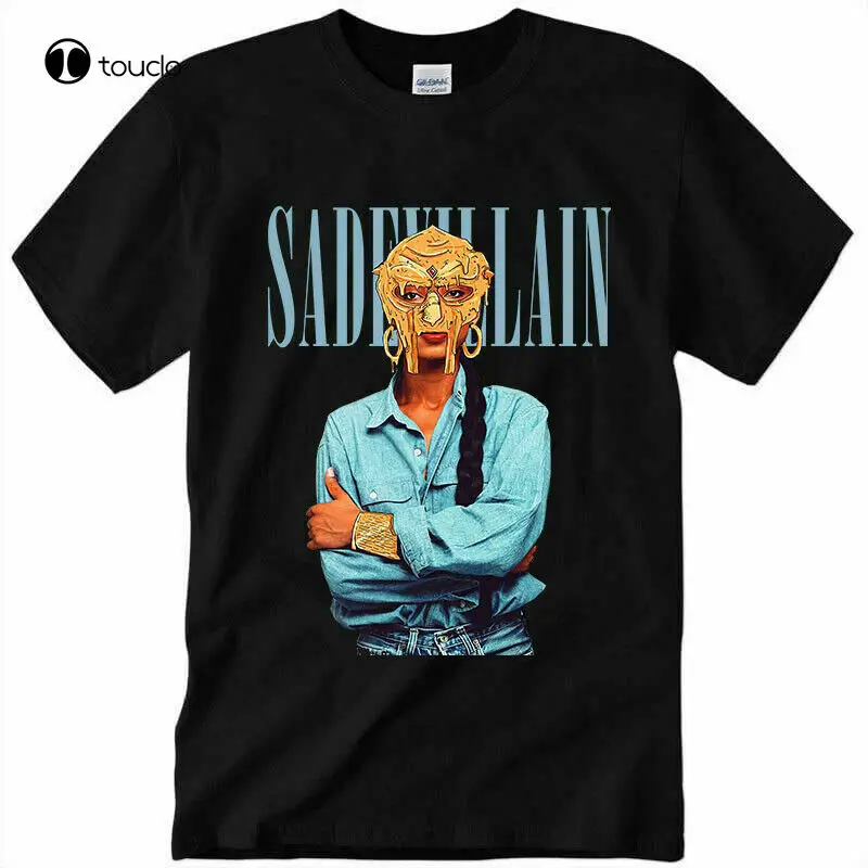 

New Sadevillain X Mf Doom Rare 90'S T Shirt Hip Hop Rap Tour Unisex Tee Shirt Cotton Tee Shirt