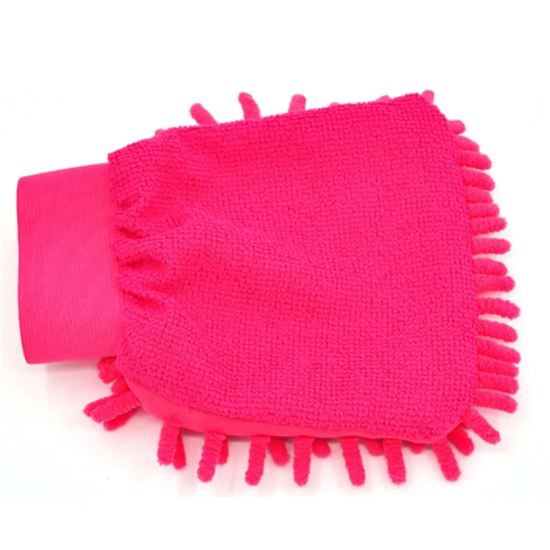 

1Pc Ultrafine Fiber Chenille Anthozoan Car Wash Gloves Car Washer Supplies