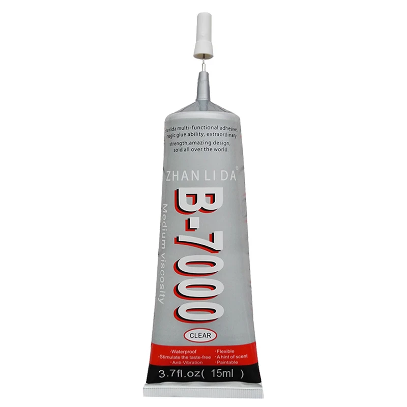 1pas 15/25ml Glass Glue B7000 Adhesive UV B-7000 Multi Purpose Super Strong Epoxy Resin Diy Dropship |