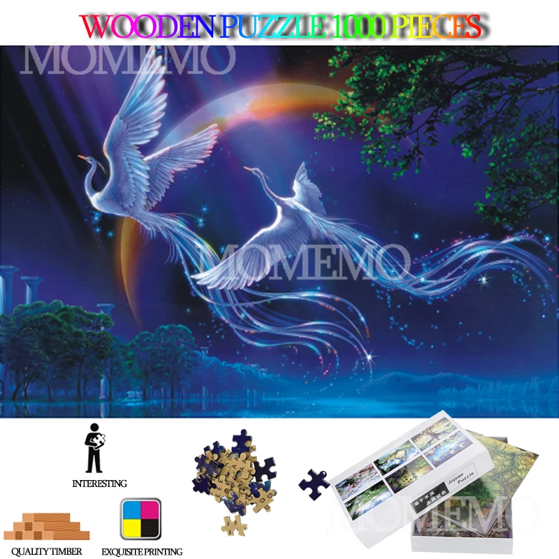 Пазл &quotЛетающие птицы&quot 1000 деталей красивые деревянные пазлы для взрослых и