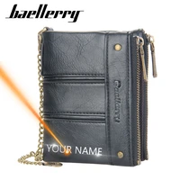 2021 new men wallets customized pu leather short card holder male purse name engraving coin holder quality men wallets carteria