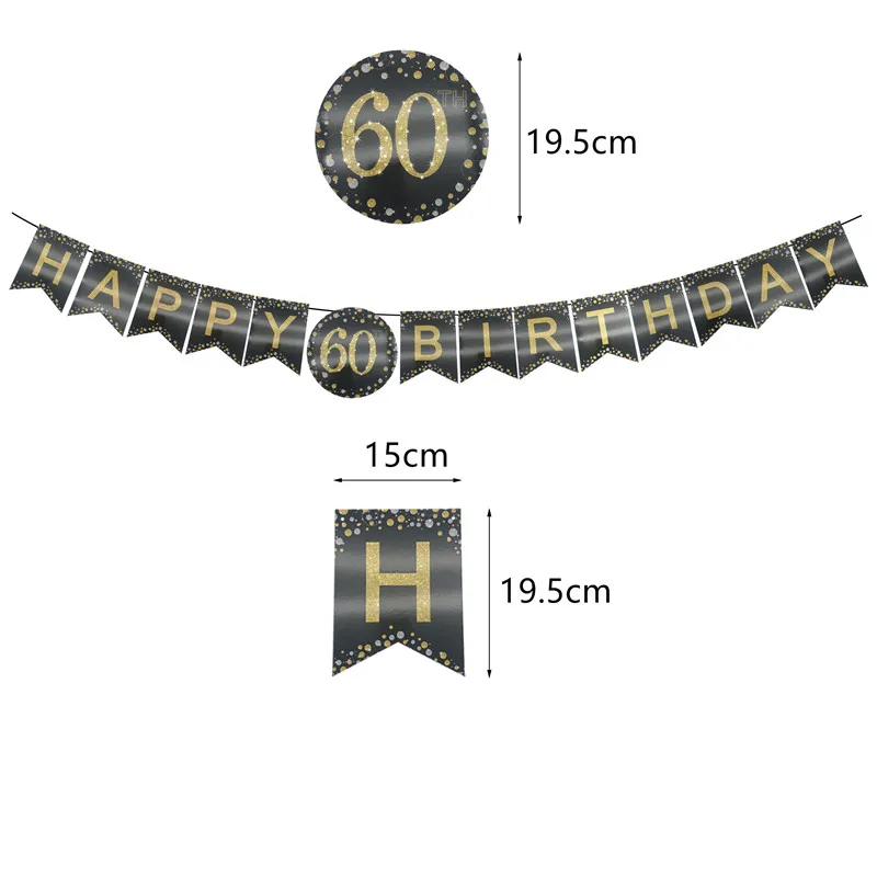 60 дней рождения Вечеринка фото стенд фотосессия цифры шары Корона повязка очки