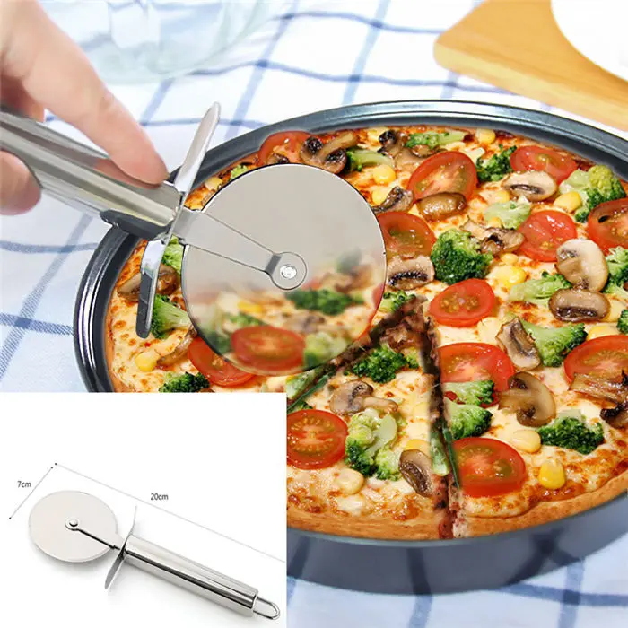 Pizza Knife Кухонные принадлежности, противоскользящая силиконовая насадка для супа, воронка для горшков Cozinha, кастрюль и миски и банки, кухонные гаджеты - Цвет: Pizza Knife