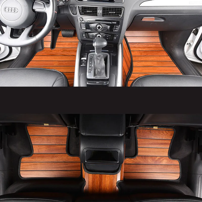 COLOR 3 Tane деревянные автомобильные коврики для mitsubishi pajero sport outlander xl pajero 4 outlander 3 asx Lancer аксессуары ковер - Название цвета: COLOR 3