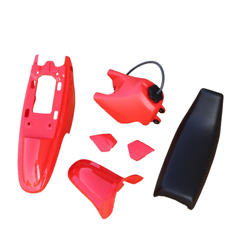 

One set for pw50 py50 plastic to fender body seat kit gas tank blue white black red pink