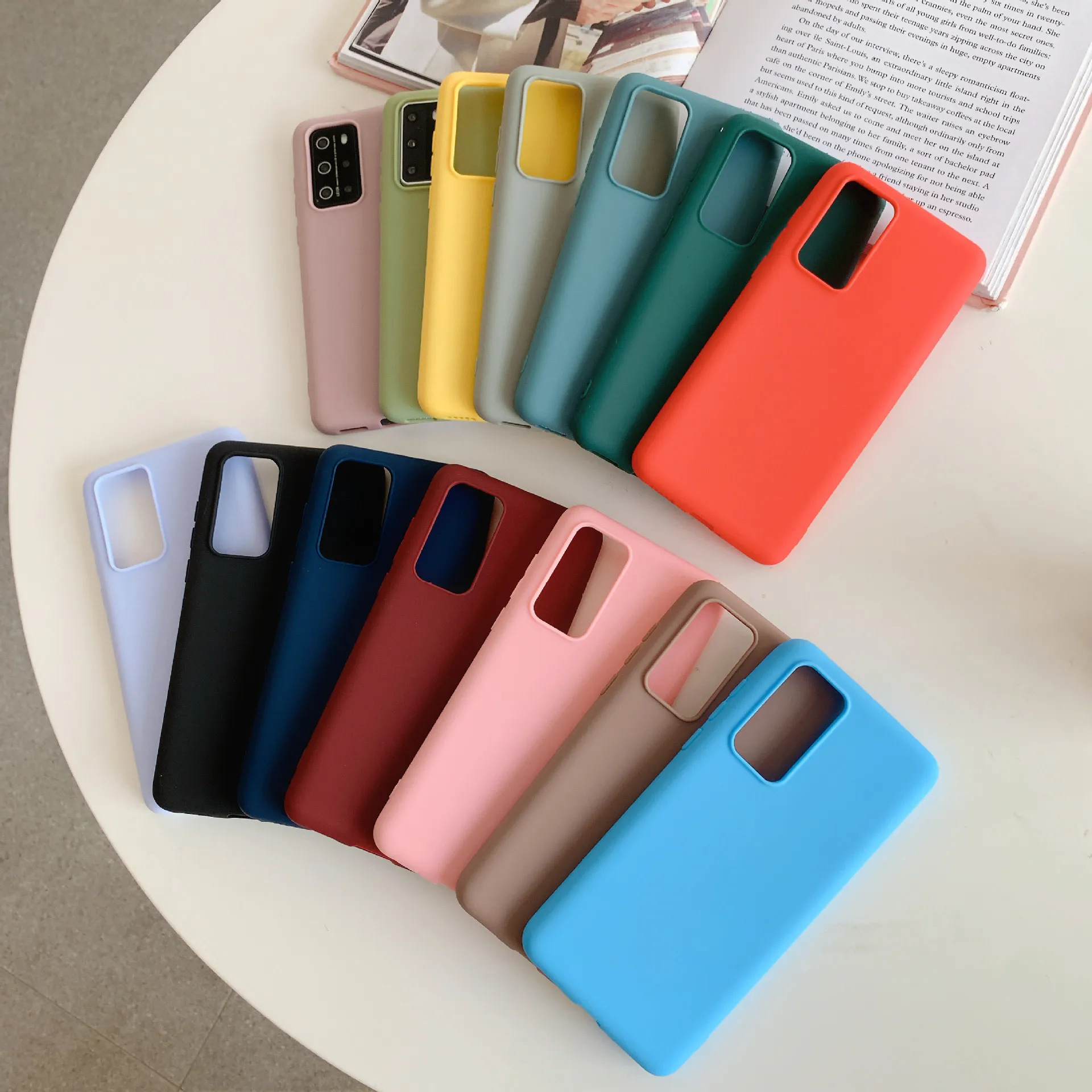 Матовый чехол для телефона Samsung Galaxy S20 Ultra S10 Lite S9 S8 Plus S7 S6 Edge Мягкий Силиконовый ТПУ