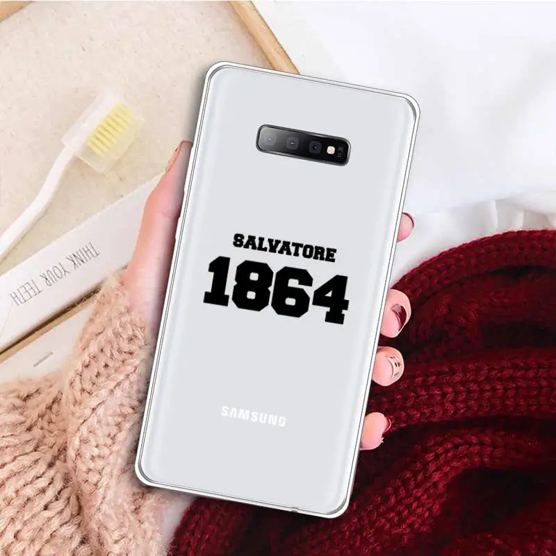 

The Vampire Diaries Phone Case Clear Transparent for samsung A 21s 50 71 S 8 9 20 note 10 20 plus ultra