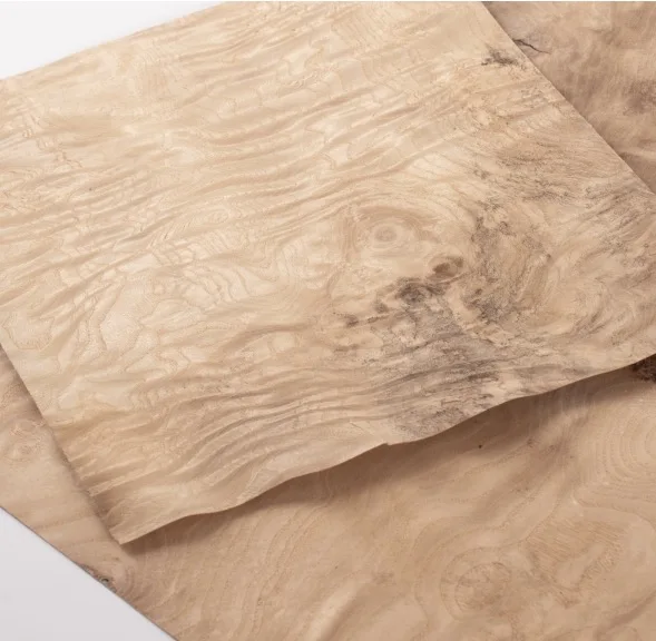 

4PCS 25X20CM Thickness:0.45mm Olive Bark Veneer Wood Chips