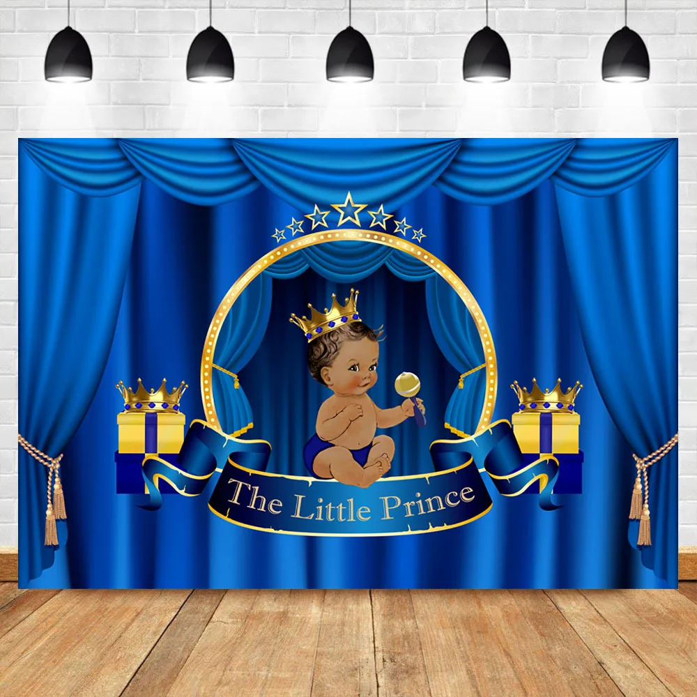 Фон для фотосъемки мальчиков с изображением Королевского принца и золотой
