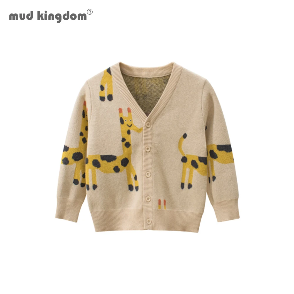 Детский трикотажный кардиган с длинным рукавом из хлопка|Свитера| |