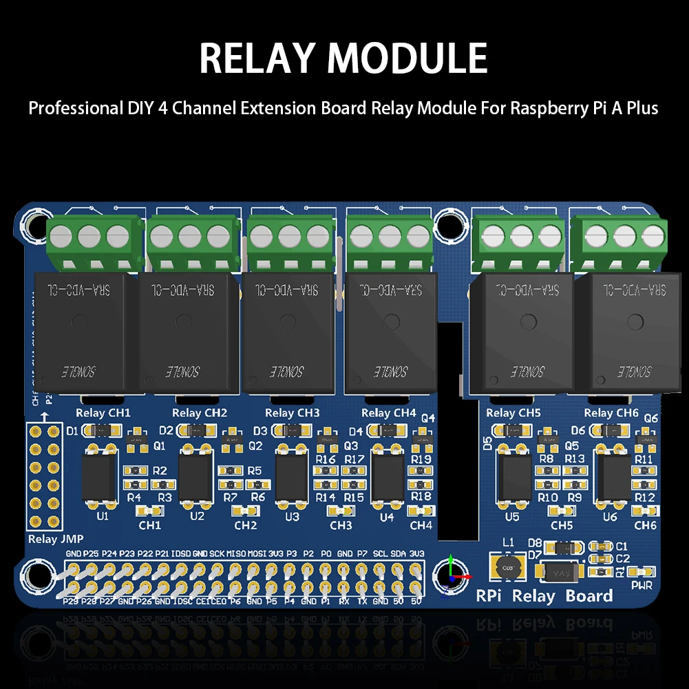 Низкоуровневый выключатель 4 экран канала Плата расширения электронный