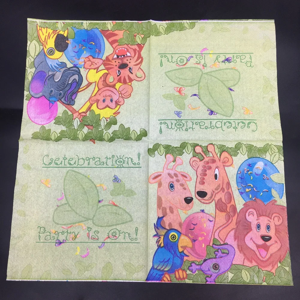 20 штук щенка собаки кота совы мягкое гигиеничное салфетка для декупажа бумага 100%