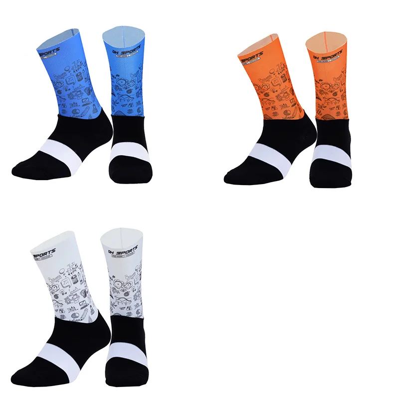 Professional Cycling Gloves with Anti-Slip Socks Set Full Finger Sport Touch Screen Bicycle Glove Personalized Bike sock | Спорт и