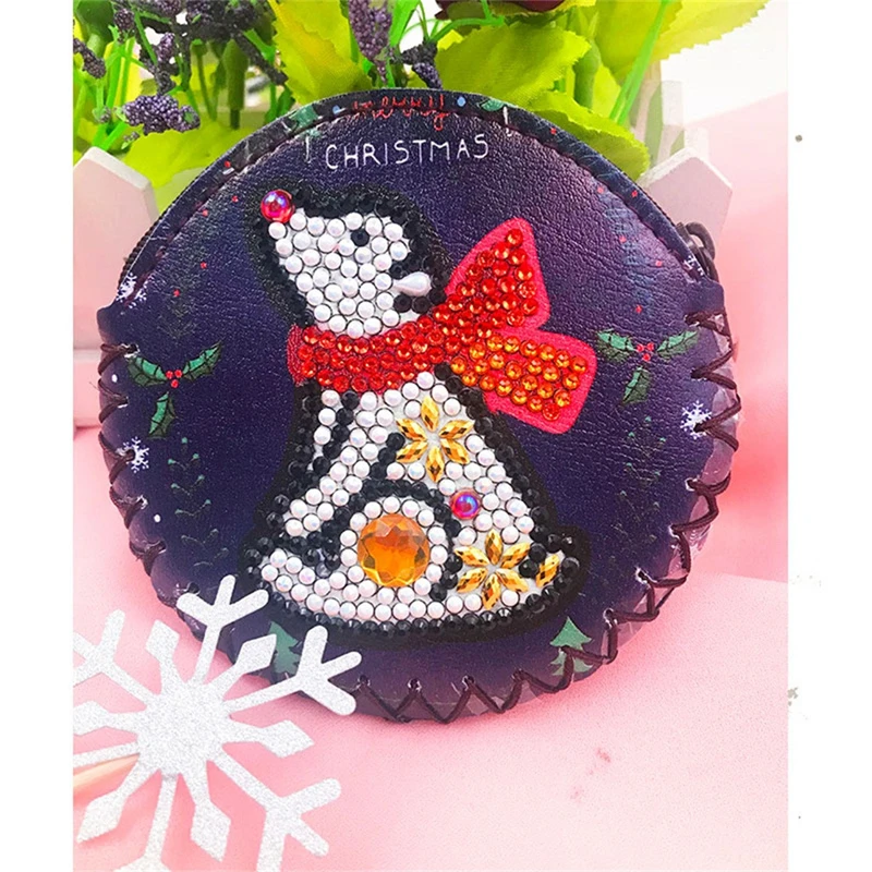 Рождественский набор для гаража 2 шт. DIY игрушечный кошелек 5D алмазная картина