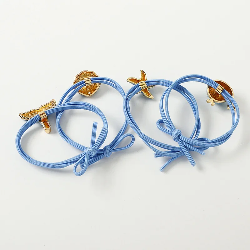 Резинка для волос эластичная в Корейском стиле девочек головной убор с принтом