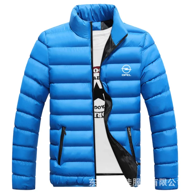

2021 New for OPEL Winter Jackets Parka Men Autumn Winter Warm Outwear Brand Slim Mens Coats Casual Windbreaker Quilted Jacket