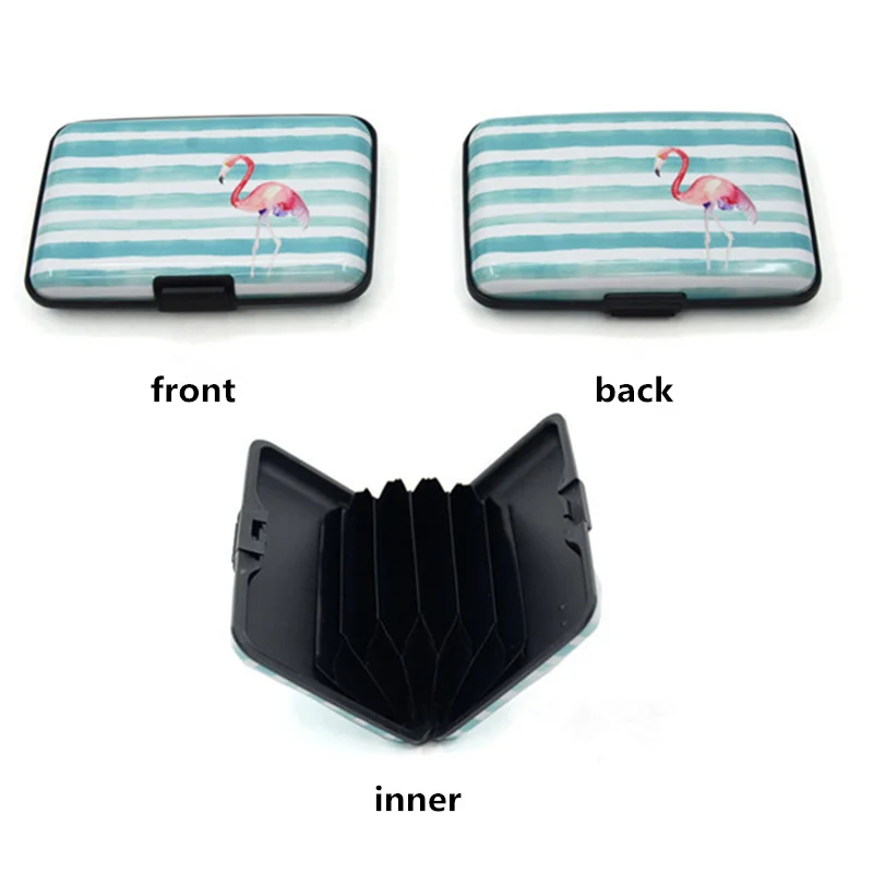 1 шт. 32 шаблона мультяшный держатель для карт алюминиевый женский чехол кредитных