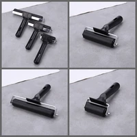 black professional brayer ink painting printmaking roller art stamping tools refined tough rubber roller painting accessories