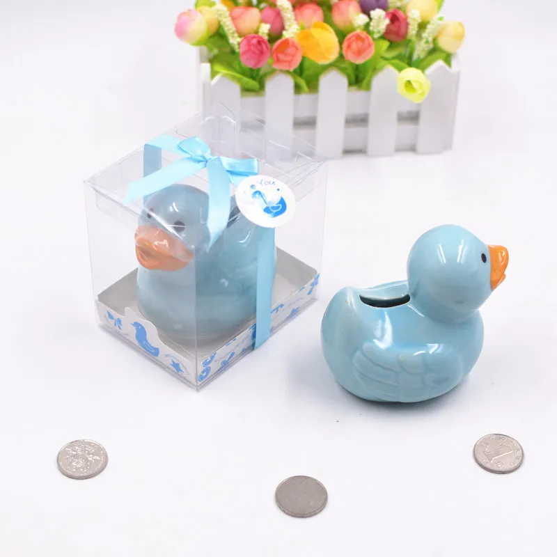 6 шт. креативная Милая Керамическая Свинья Копилка в виде утки акция на