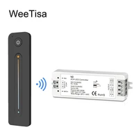 ww cw led controller cct 2ch 12v 24v dc 10a led dimmer rf 2 4g wireless remote control for single color dual white led strip