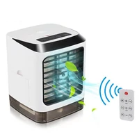 desktop fan air cooler with remote control air conditioner usb three gear modes water cooling fan mini home air fan summer