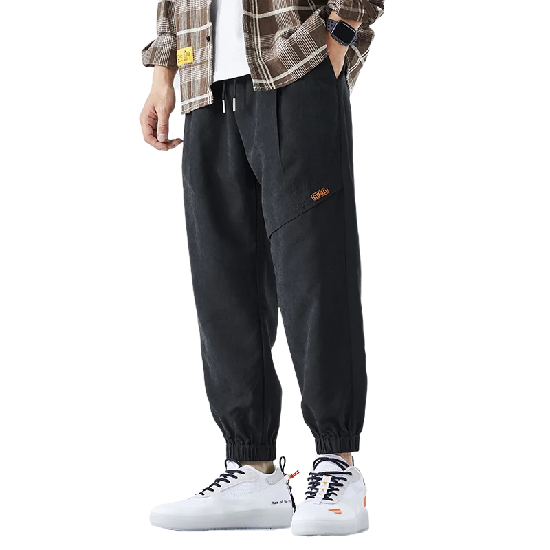 Мужские эластичные тренировочные брюки повседневные штаны Шаровары свободного