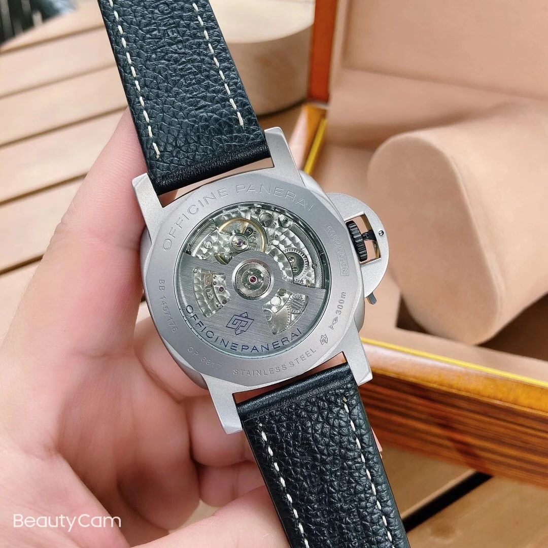 

Panerai Luminor watch men's skeleton automatic mechanical AAA watch gold skeleton retro men's women watch quartz watch