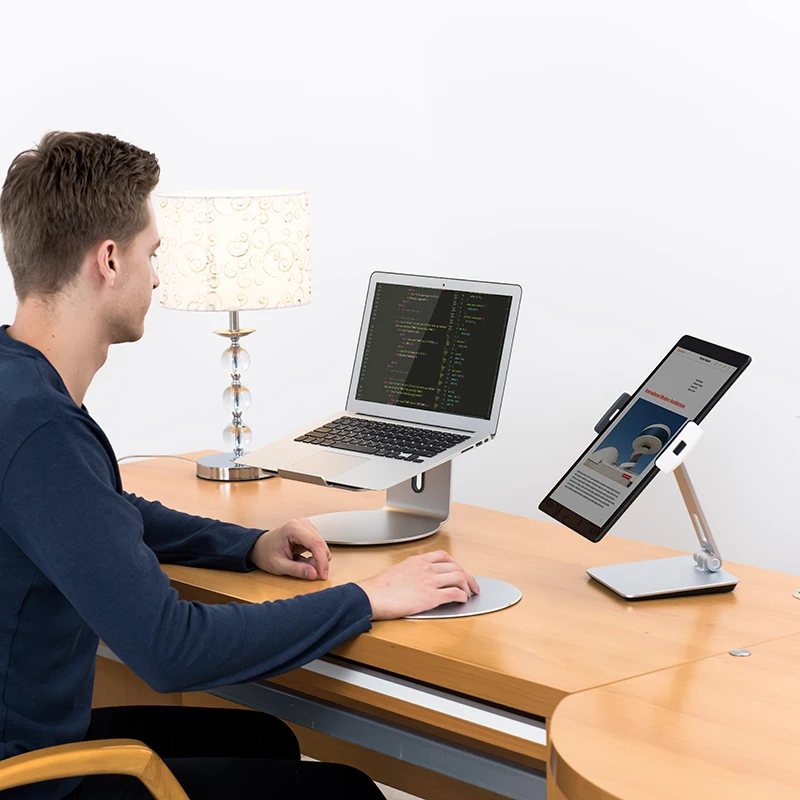 Регулируемая подставка из алюминиевого сплава для планшета держатель телефона