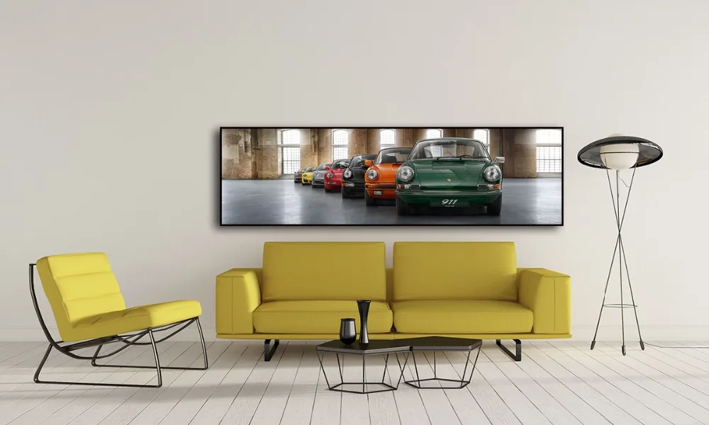 Винтажная/Ретро популярная спортивная машина 911 плакат классический автомобиль ностальгические холст картины настенное искусство для спальни hd-качество для домашнего декора печать картины