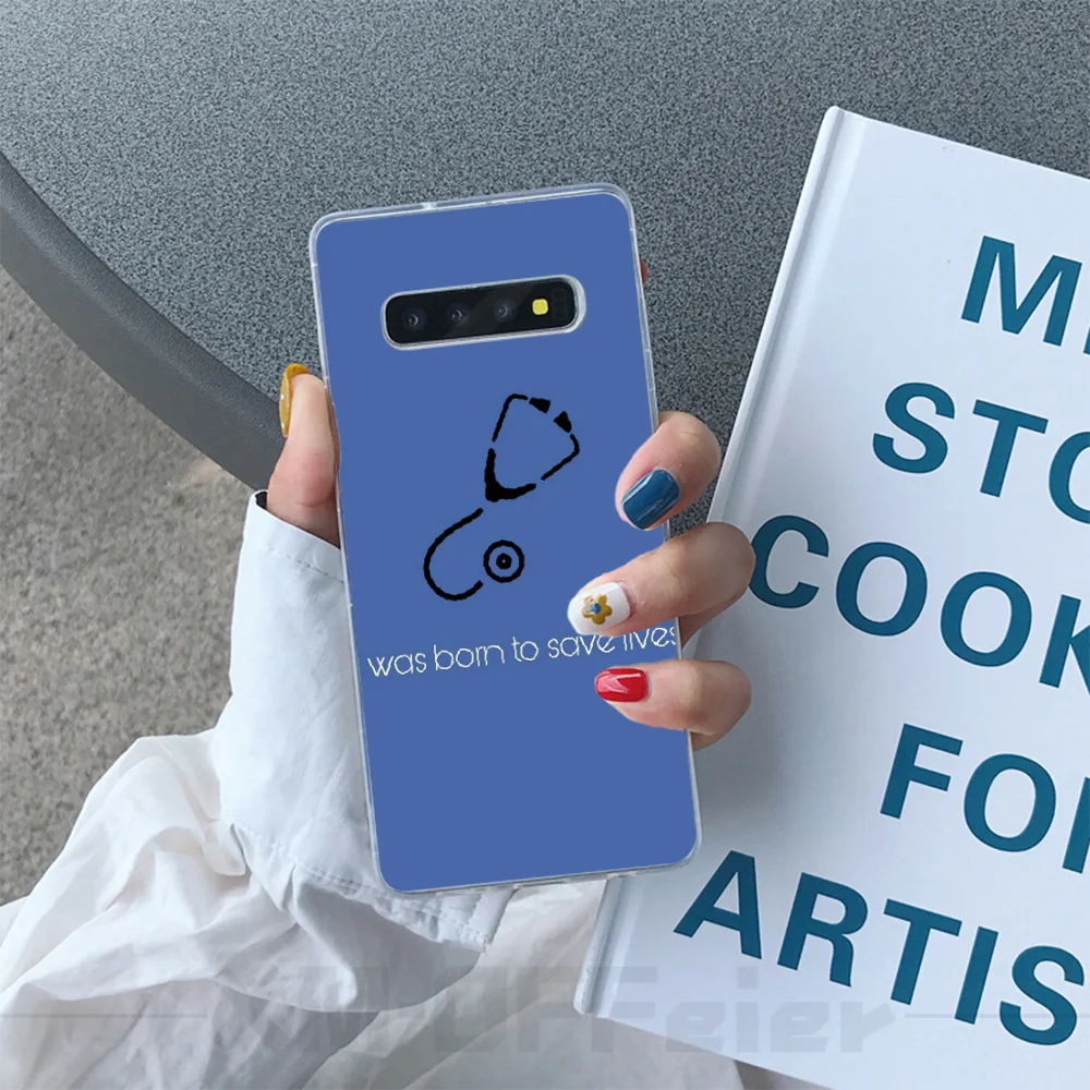 Reayou Медсестра Медицинский медицина здоровье мягкий чехол для телефона с