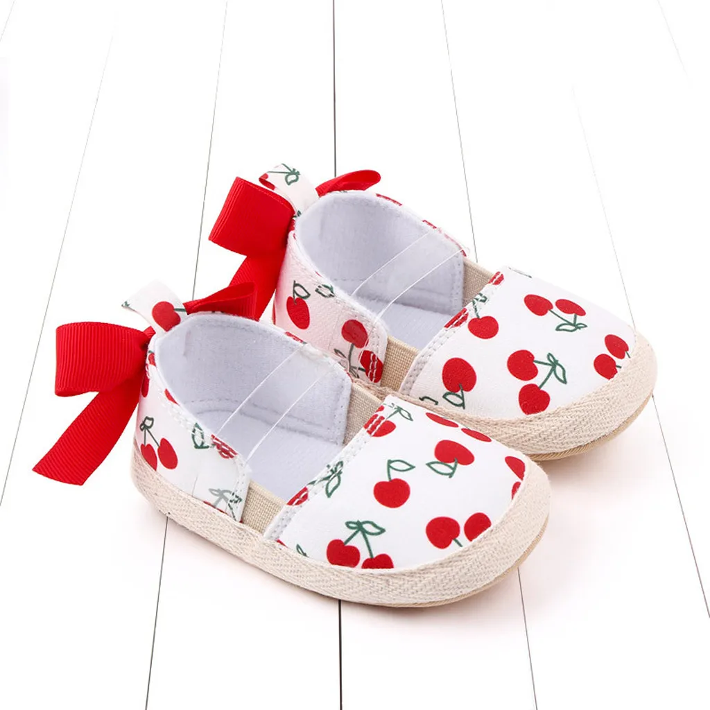 

New Cute Toddler Infant Kids Baby Girls Bowknot Shoes First Walkers Shoes Fashion Girls Shoes