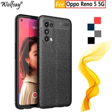 For Oppo Reno 5 5G Case For Oppo Reno5 5G Fashion Rubber Housings Bumper Silicone Case For Oppo Reno5 Reno 5 5G Cover 6.43 inch