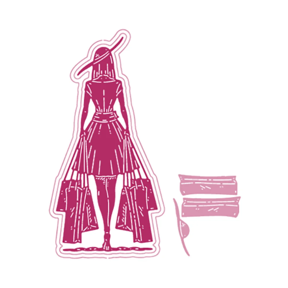 

Retail Therapy Metal Cutting Dies 2022 New Hot Sell Gift Card Scrapbook Paper Craft Knife Mold Blade Punch Stencils Diy Handmade