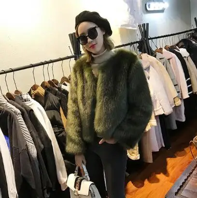 Vetement/2019 зимнее женское пальто из искусственного меха меховая куртка женская