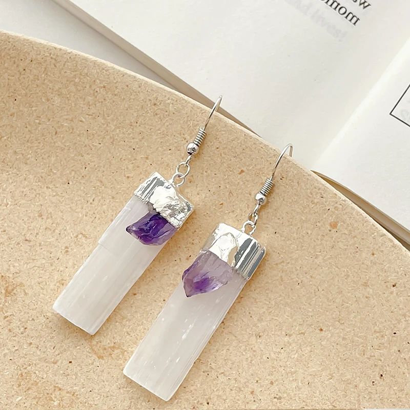 Серьги из черного турмалина с натуральным камнем 2021|Серьги-подвески| |