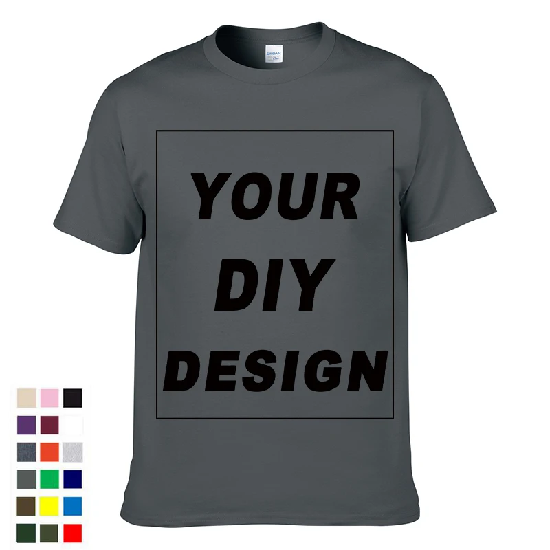 2019 индивидуальная Мужская футболка с принтом ваш собственный дизайн DIY