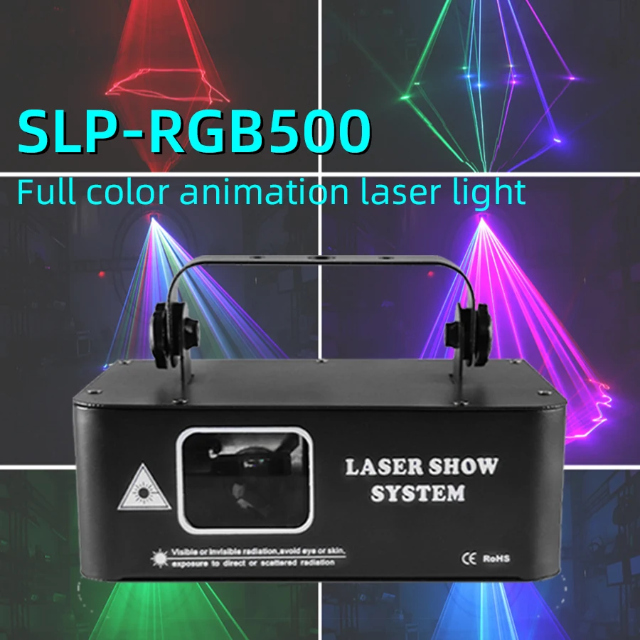 500mw RGB Laser Beam Line Scanner Projector DJ Disco  Bar ClubEffect  Wedding HolidayStage LightingDance Party DMX Lights